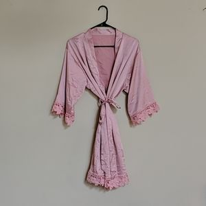 Pink robe
